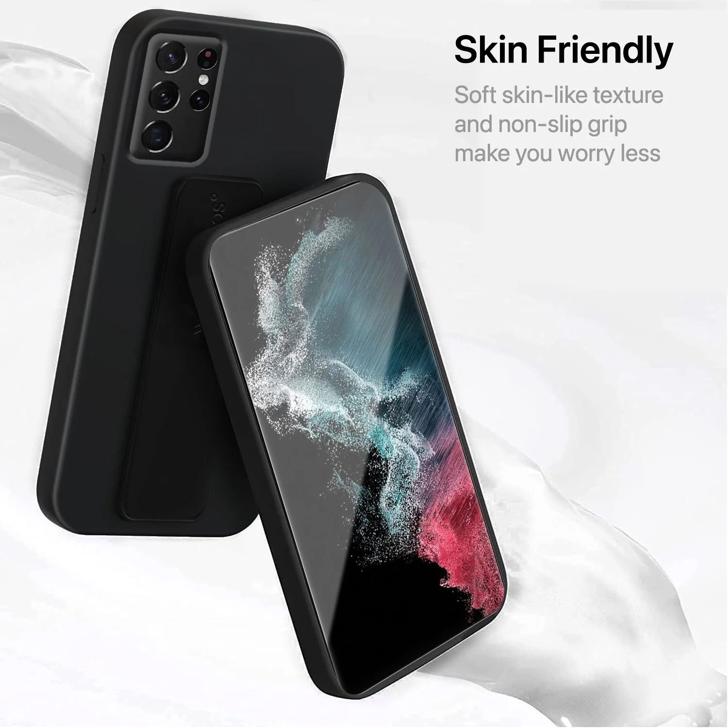 Vaku ® Samsung Galaxy S21 Ultra  Harbor Grip Multi-Functional TPU Back Cover - Image 8