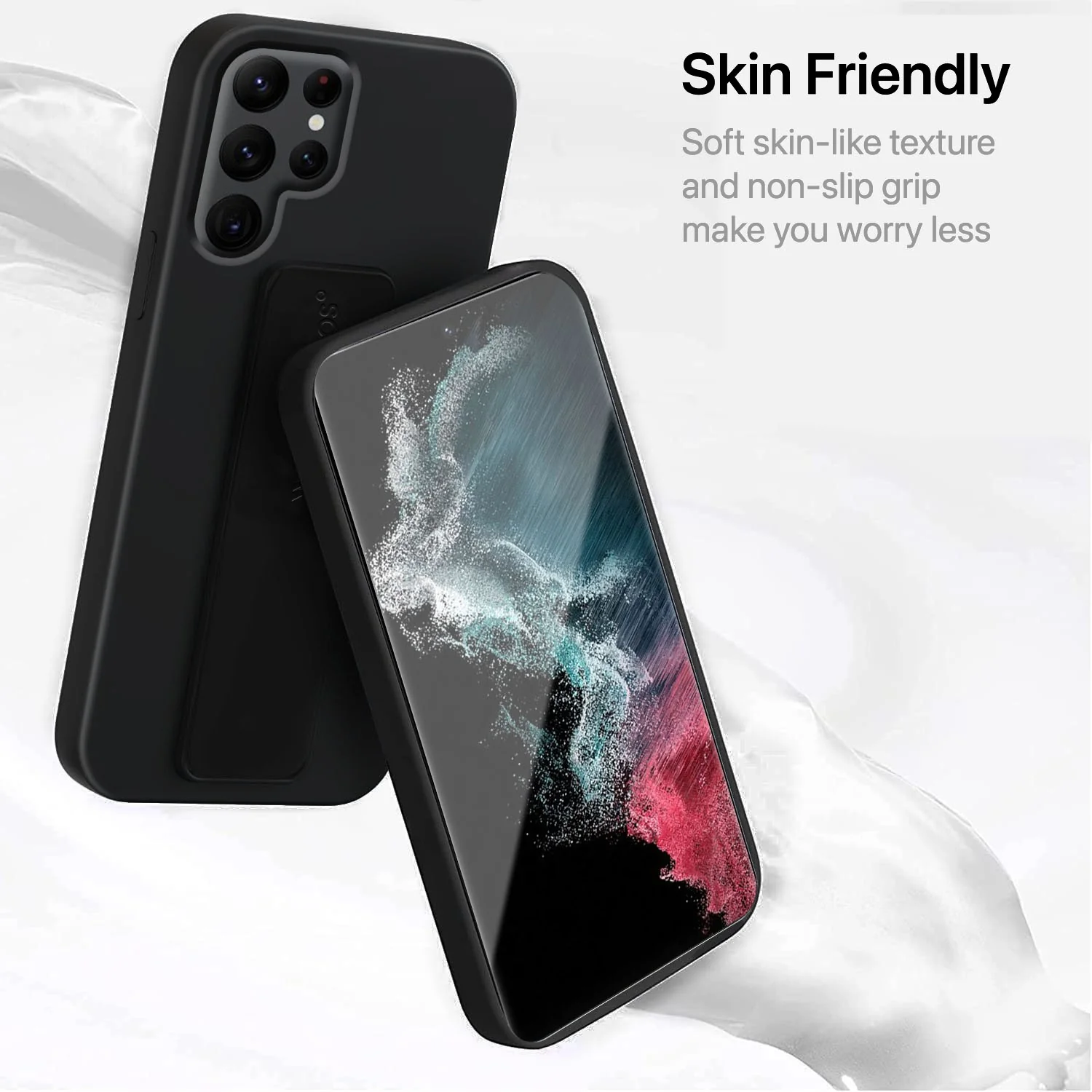 Vaku ® Samsung Galaxy S22 Ultra Harbor Grip Multi-Functional TPU Back Cover - Image 5