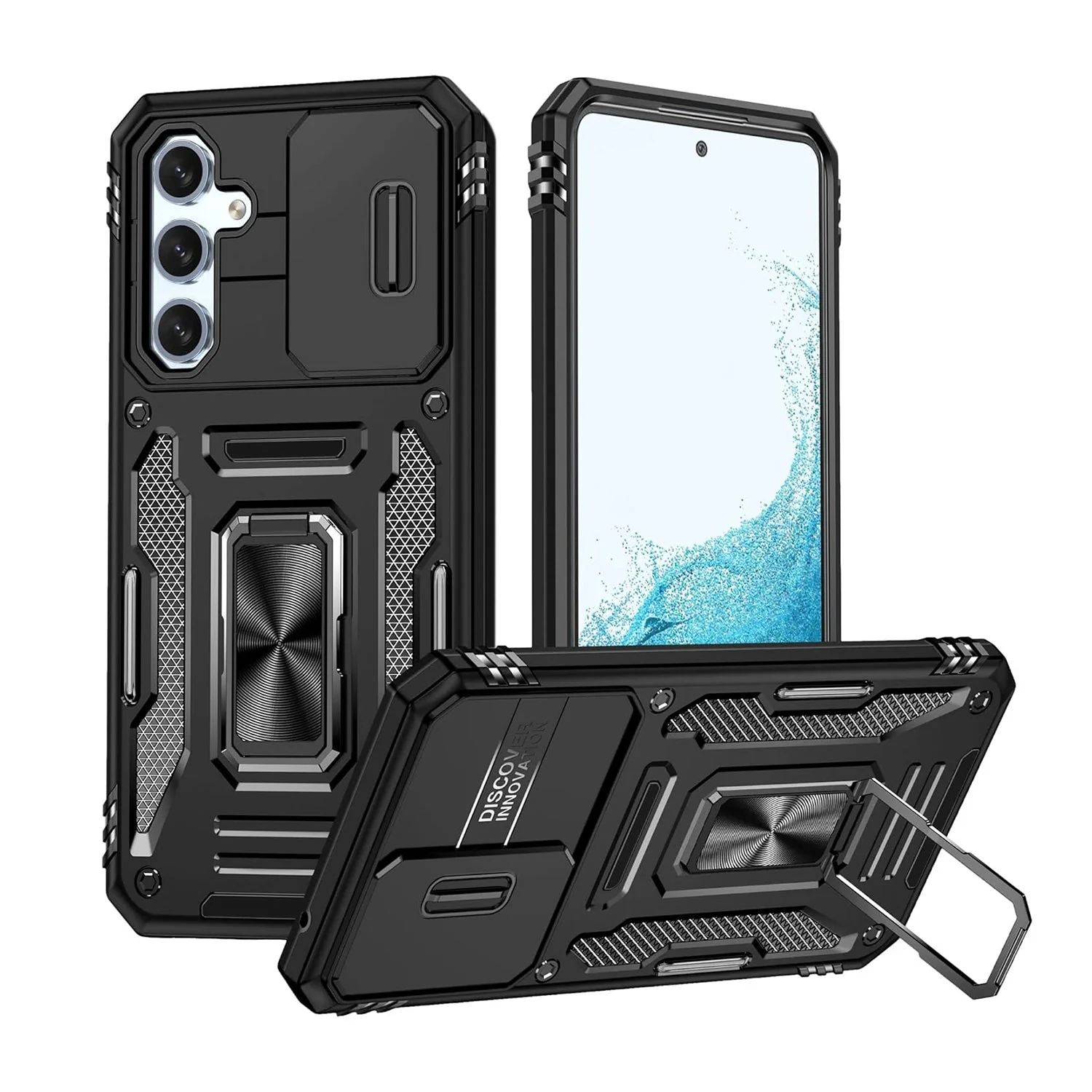 Vaku ® Samsung Galaxy S23 FE Aegis Armor Slide Camera Protection Back Cover - Image 9