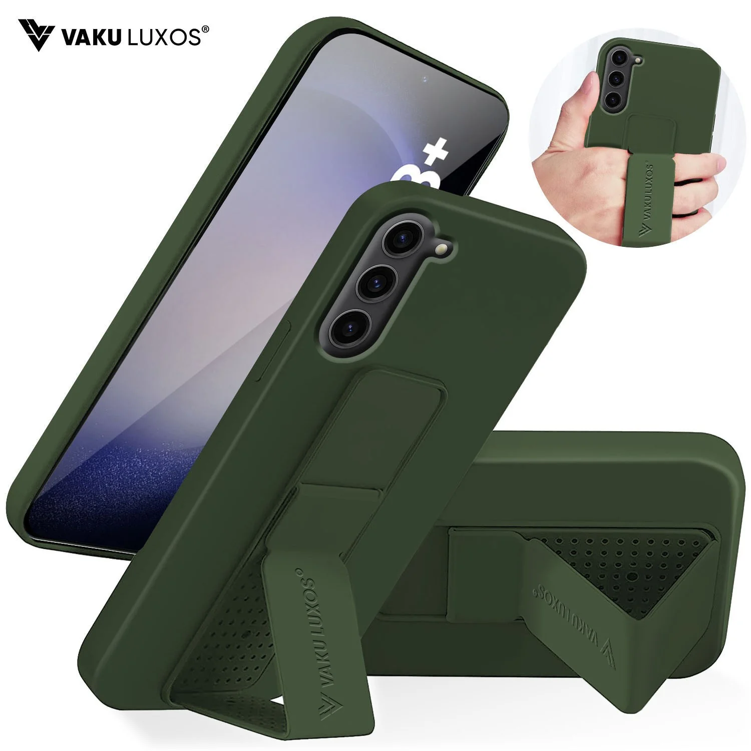 Vaku ® Samsung Galaxy S23 Plus Harbor Grip Multi-Functional TPU Back Cover - Image 3