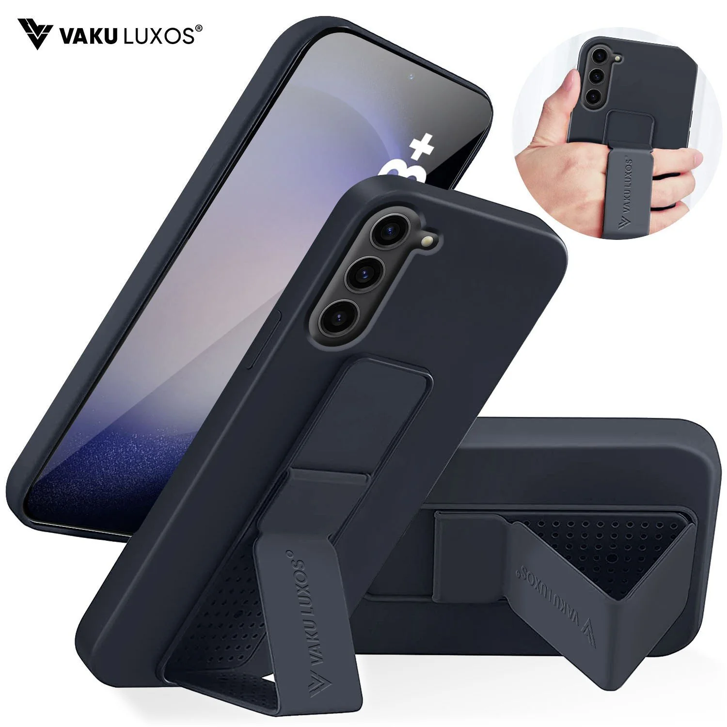 Vaku ® Samsung Galaxy S23 Plus Harbor Grip Multi-Functional TPU Back Cover - Image 4