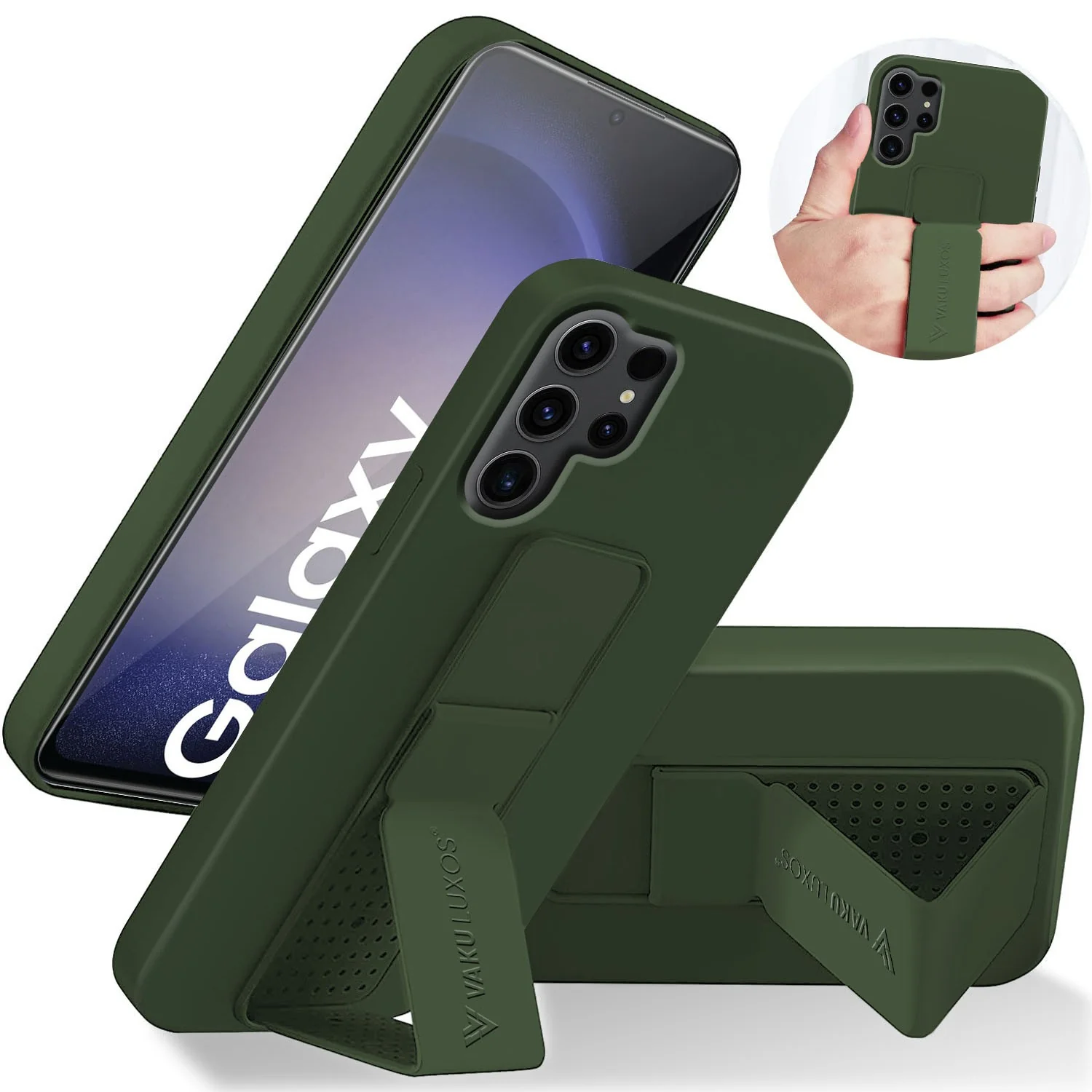 Vaku ® Samsung Galaxy S23 Ultra Harbor Grip Multi-Functional TPU Back Cover - Image 4