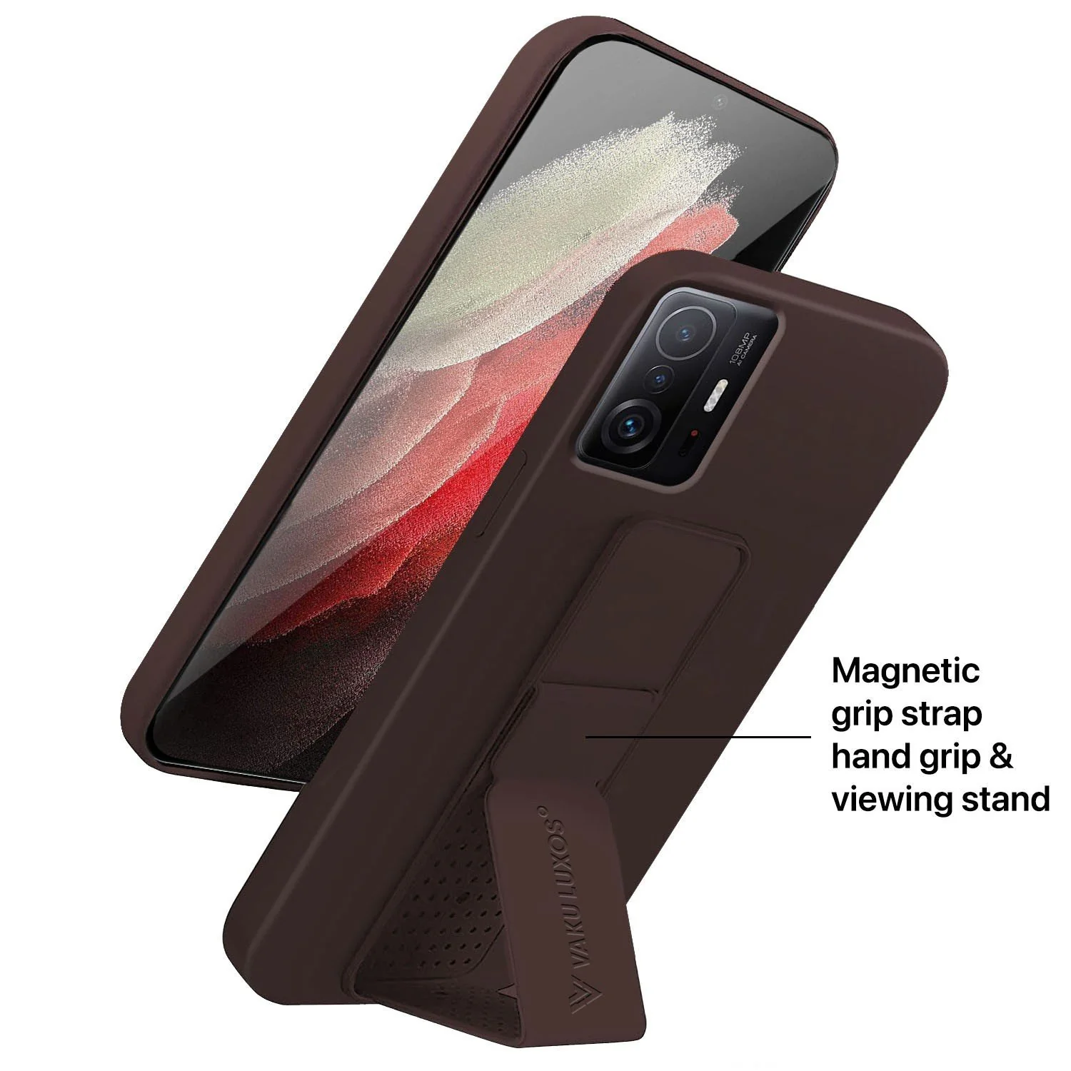 Vaku ® Xiaomi 11T Pro Harbor Grip Multi-Functional TPU Back Cover - Image 10
