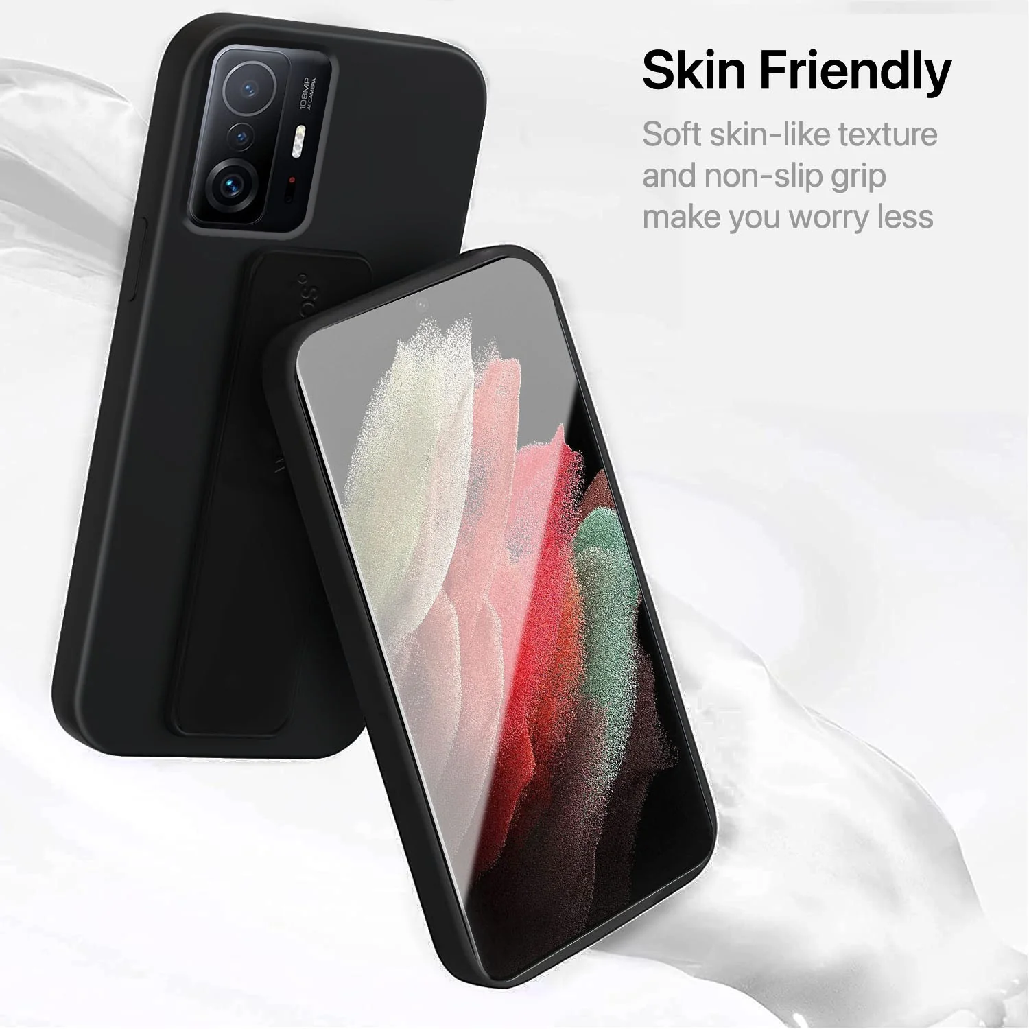 Vaku ® Xiaomi 11T Pro Harbor Grip Multi-Functional TPU Back Cover - Image 6